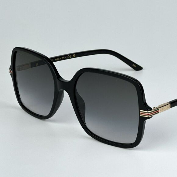 NEW Gucci GG1449S 001 Black Grey Women Square Sunglasses GG 1449S main image 8
